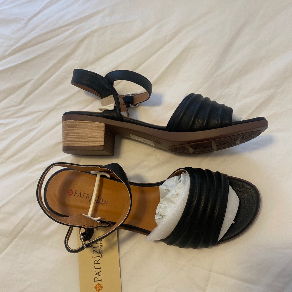 Patrizia black block heels